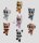 Tiny Shiny Hiney Peakers Minifiguren 6 cm Blind Box Display (6)