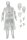 Universal Monsters Actionfigur (Invisible) Invisible Man 18 cm