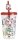 Hello Kitty and Friends Becher mit Strohhalm American Diner Version