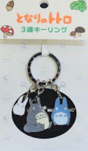 Mein Nachbar Totoro Metall-Schlüsselanhänger Big, Middle & Small Totoro