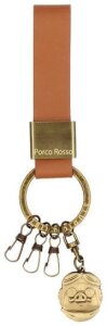Porco Rosso Leder-Schlüsselanhänger Marco