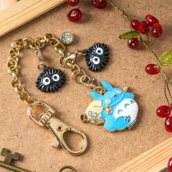 Mein Nachbar Totoro Charm Chain Schlüsselanhänger Middle Totoro
