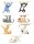 Ennoshitano Neko2 Minifiguren 6er-Pack Blind Box