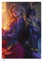 DC Comics Kunstdruck Supergirl & Batgirl 61 x 46 cm -...