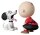 Peanuts UDF Series 20 Minifigur Charlie Brown & Yawn Snoopy 7 cm