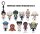 Hunter x Hunter 3D PVC-Taschenanhänger Serie 4 Blind Bag Display (24)