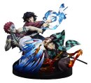 Demon Slayer: Kimetsu no Yaiba PVC Figur Tanjiro Kamado & Giyu Tomioka & Akaza 13 cm