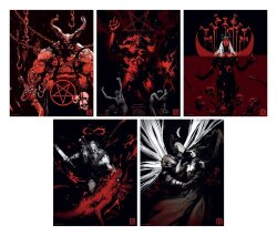 Diablo Kunstdruck Set of Five Limited Edition 36 x 28 cm