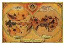 Masters of the Universe Replik Metal Map of Eternia...