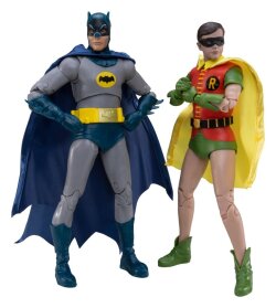 Batman Classic TV Series DC Multiverse McFarlane Collector Edition Actionfiguren 2er-Pack Batman und Robin 18 cm