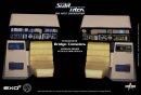 Star Trek: The Next Generation Replik 1/6 Enterprise-D Bridge Consoles Set