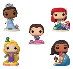 Disney POP! Animation Vinyl Figuren 5er-Pack Black Friday Disney Princess 9 cm