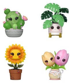 Flora POP! Vinyl Figuren Flora Black Friday 4PK 9 cm