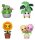 Flora POP! Vinyl Figuren Flora Black Friday 4PK 9 cm