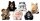 ANTOO Wonderland Minifiguren 4er-Pack Furry 20 cm Blind Box