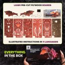 Ugears 3D Modellbausatz aus Holz Firestorm Dragon 43 cm