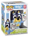 Bluey POP! Animation Vinyl Figur Bandit w/Unicourse 9 cm