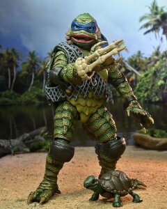 Universal Monsters/Teenage Mutant Ninja Turtles Actionfigur Leonardo as the Creature 18 cm