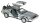 Zurueck in die Zukunft II Diecast Modell 1/24 81er DeLorean LK Coupe 18 cm