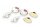 Sanrio Ohrstecker-Set Hello Kitty, Cinnamon Roll und Pompompurin