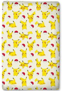 Pokémon Spannbetttuch Pikachu 90 x 200 cm
