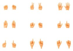 Megami Device M.S.G. Zubehör-Set Plastic Model Kits 1/1 09 Hand Set Skin Color E