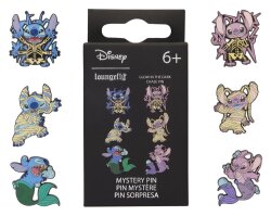 Lilo & Stitch by Loungefly Ansteck-Pins Stitch & Angel Halloween Costumes Blind Display (12)