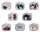 My Hero Academia Mega Cat Project Minifiguren Good Night Heroaca Cats 6 cm Blind Box Display (8)