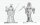 Dungeons & Dragons Nolzurs Marvelous Miniatures Miniatur unbemalt Kultisten-Fanatiker & Hierophant 14 cm