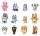 Bluey Mystery Minis Minifiguren 5 cm Bluey Display (12)