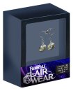 Lair Wear Würfel-Ohrringe D20 Gold Metal