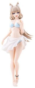 Sousaishojoteien Plastic Model Kit 1/10 Animal Ears Emulator Swim Style 17 cm