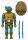 Teenage Mutant Ninja Turtles ReAction+ Actionfigur Wave 02 Leonardo
