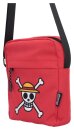 One Piece Umhängetasche Luffy Jolly Roger (Red) 23 cm