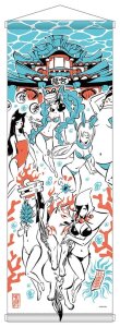 Okami 20th Anniversary Reprint Art Project Wandbehang Summer 74 x 28 x 2 cm