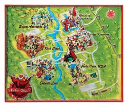 Fallout Replik Metal Map Nuka-World Limited Edition 16 x 13 cm