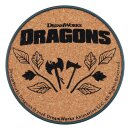How to Train Your Dragon Untersetzer 4-Pack Dragon Printed Metal