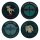 How to Train Your Dragon Untersetzer 4-Pack Dragon Printed Metal