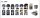 Special Civil Servant PVC Minifiguren Night Patrol Series Blind Box Display (6)