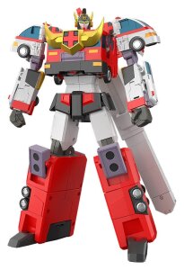 Brave Police J-Decker Actionfigur The Gattai Duke Fire 25 cm