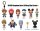 Kingdom Hearts 3D PVC-Taschenanhänger Serie 1 Blind Bag Display (24)