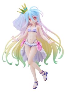 No Game No Life Tenitol Tall PVC Figur Shiro swimwear dress Ver. 29 cm