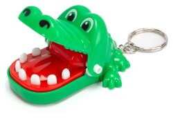 Schlüsselanhänger Mini Beißendes Krokodil