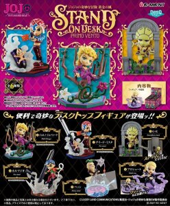 JoJos Bizarre Adventure Minifiguren Stand on Desk — Prime Vento Blind Box Display (6)