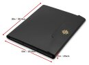 Enhance Binder 9 Pocket Kartenbinder Schwarz 30 x 25 x 3 cm