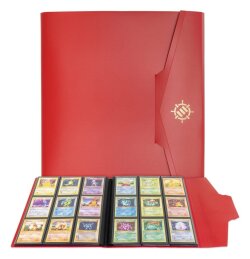 Enhance Binder 9 Pocket Kartenbinder Rot 30 x 25 x 3 cm