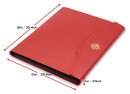 Enhance Binder 9 Pocket Kartenbinder Rot 30 x 25 x 3 cm