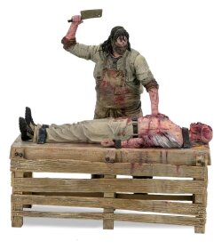 Texas Chainsaw Massacre: The Beginning Diorama Actionfigur Leatherface Slaughterhouse Boxed Set 18 cm