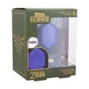 The Legend of Zelda 3D Icon Lampe Blue Rupee 10 cm