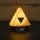 The Legend of Zelda 3D Icon Lampe Gold Triforce 10 cm